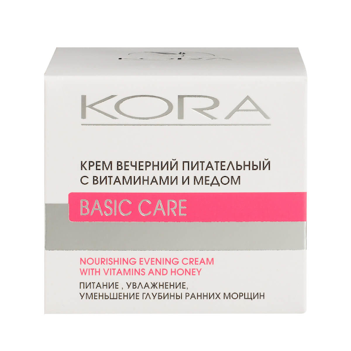 Крем вечерний питательный с витаминами и медом, 50 мл, Kora #1