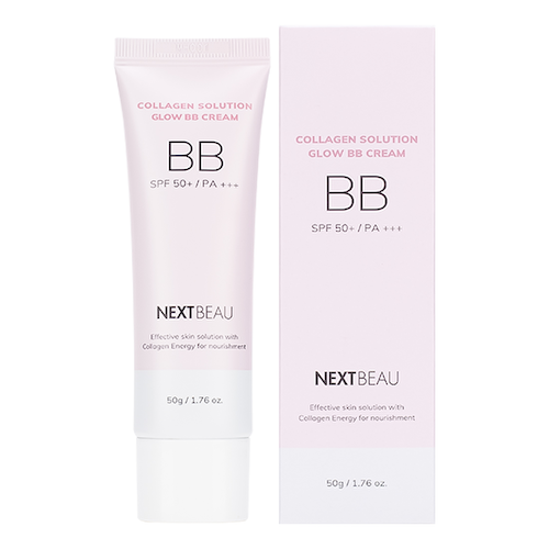 Омолаживающий BB-крем с гидролизованным коллагеном 01 Светло-бежевый, SPF50+/PA+++, 50 г, NEXTBEAU #1