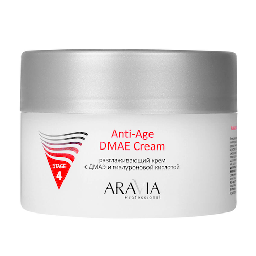 Разглаживающий крем с ДМАЭ и гиалуроновой кислотой Anti-Age DMAE Cream, 150 мл, ARAVIA Professional #1