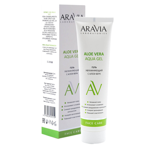 Увлажняющий гель с алоэ-вера, 100 мл, Aravia #1