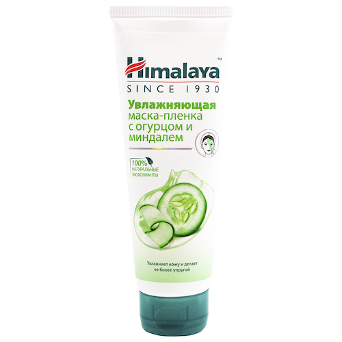 Увлажняющая маска-плёнка с огурцом и миндалём 75 мл, Himalaya Herbals #1