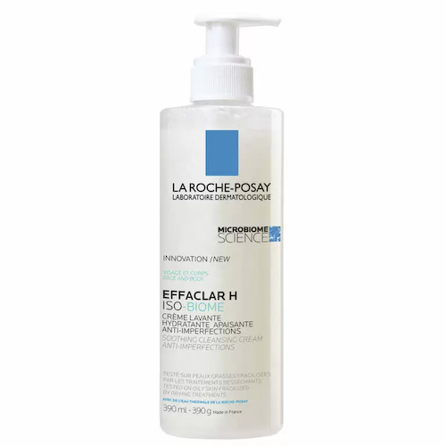 EFFACLAR H ISO-BIOME Очищающий успокаивающий крем-гель для пересушенной проблемной кожи,  390 мл, LA ROCHE POSAY #1