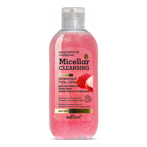 Энзимный гель-скраб для обновления кожи лица, Micellar Cleaning, 200 мл, Белита #1