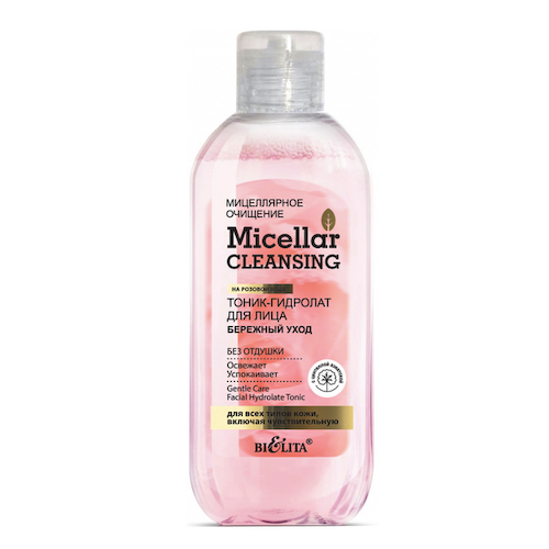 Тоник-гидролат для лица Бережный уход, без отдушки, Micellar Cleaning, 200 мл, Белита #1