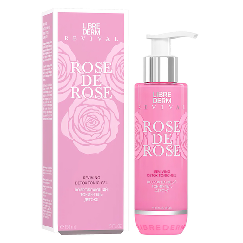 Возрождающий тоник-гель детокс Rose de Rose, 150 мл, Librederm #1