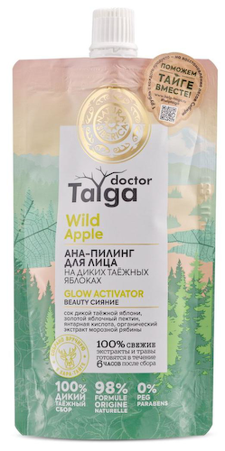 АНА-пилинг для лица Doctor Taiga "Beauty сияние", 100 мл, Natura Siberica #1