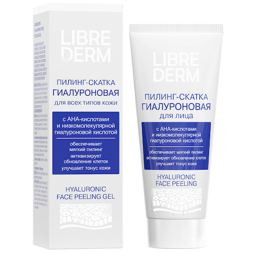Гиалуроновая пилинг - скатка для лица 75 мл, LIBREDERM #1
