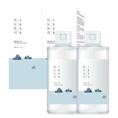 Набор увлажняющий для ухода за кожей с морской водой Dokdo Toner 200 мл + Lotion, 200 мл, ROUND LAB #1