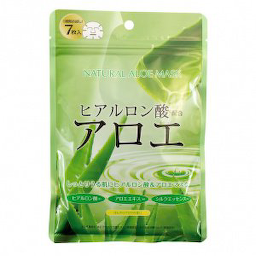 JAPAN GALS Курс натуральных масок для лица с экстрактом алоэ 7 шт #1