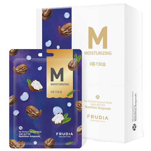 Маска для лица Восстанавливающая с маслом ши, 10 шт, Frudia #1