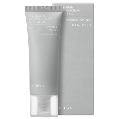 Солнцезащитный крем для чувствительной кожи SPF50 Dual Barrier Watery Sun Cream, 40 мл, Celimax #1