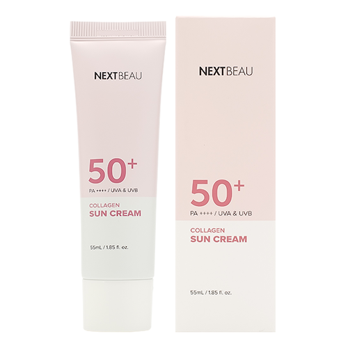 Солнцезащитный омолаживающий крем с коллагеном, SPF50+/PA++++, 55 мл, NEXTBEAU #1