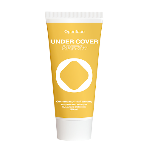 Under Cover Солнцезащитный флюид для лица SPF50+, 50мл, Openface #1