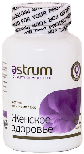 Аструм Фем-комплекс (Astrum-Fem Complex), Женское здоровье, 60 капсул, Astrum #1