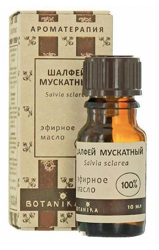 Эфирное масло Шалфей мускатный, 10 мл, BOTAVIKOS #1