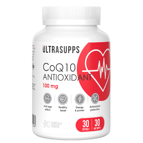 Коэнзим Q10 100 мг, 30 капсул, Ultrasupps #1