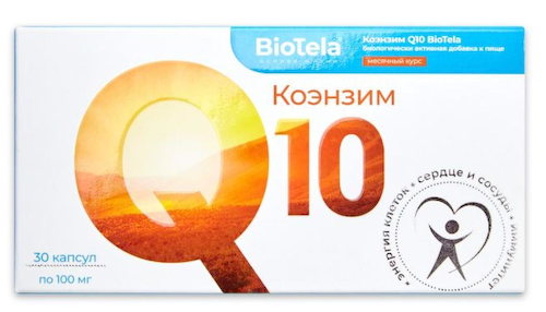 Коэнзим Q10 100 мг, 30 капсул, BioTela #1