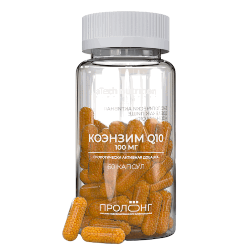Коэнзим Q10, 100 мг, 60 капсул модифицированного высвобождения, аТесh Nutrition #1