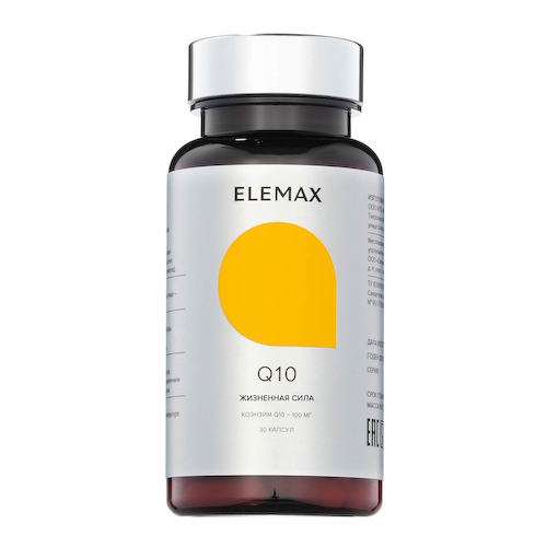 Коэнзим Q10, 100мг, 30 капсул, Elemax #1