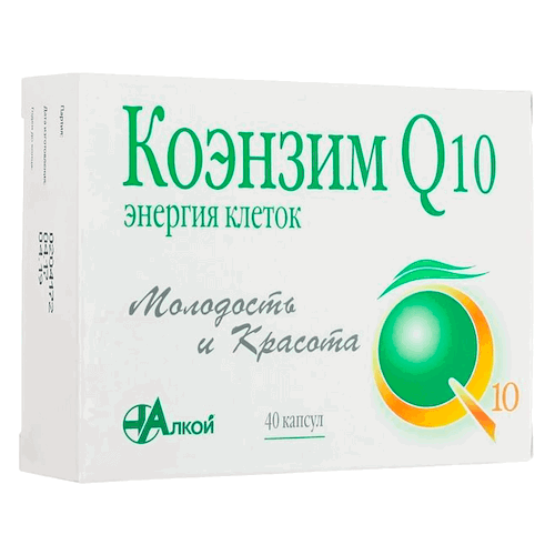 Коэнзим Q10 «Энергия клеток» молодость и красота, 40 капсул, Алкой #1