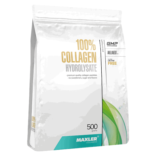 Гидролизат коллагена 100% (Collagen Hydrolysate), без запаха и вкуса, 500 г, MAXLER #1