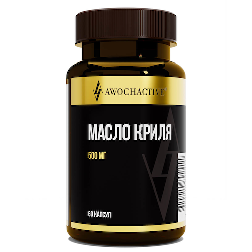 Масло криля, 500мг, 60 капсул, AWOCHACTIVE #1