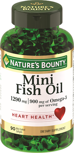 Рыбий жир Омега-3, 90 мини капсул, Nature's Bounty #1