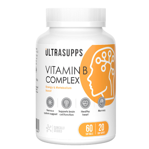 Витамины группы В, 60 капсул, Ultrasupps #1