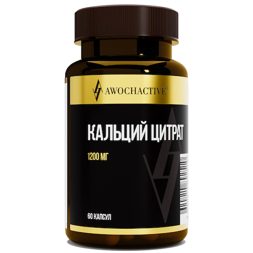 Кальций Цитрат, 60 капсул, AWOCHACTIVE #1