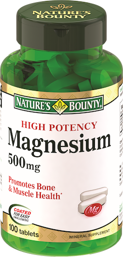Магний 500 мг, 100 таблеток, Nature's Bounty #1
