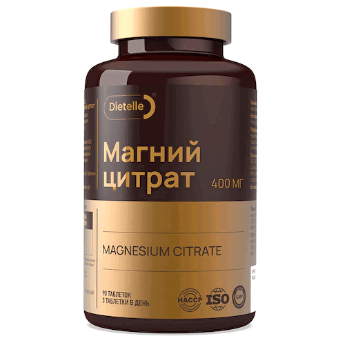 Магний Цитрат, 90 таблеток, Dietelle #1