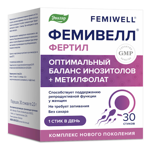 Фемивелл Фертил, 30 стиков, Эвалар #1
