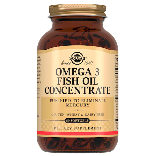 Концентрат рыбьего жира (Omega-3 Fish Oil Concentrate), 60 капсул, Solgar #1