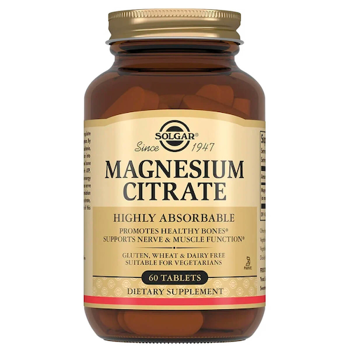Цитрат магния (Magnesium Citrate), 60 таблеток, Solgar #1