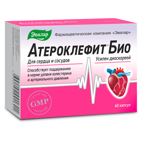 Атероклефит Био, 60 капсул, Эвалар #1
