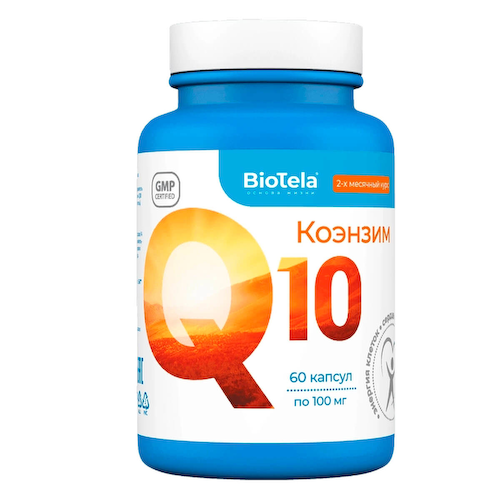 Коэнзим Q10, 60 капсул, Biotela #1