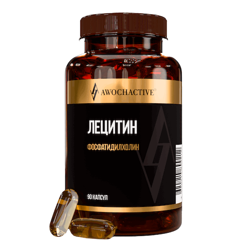 Лецитин (фосфатидилхолин), 90 капсул, AWOCHACTIVE #1