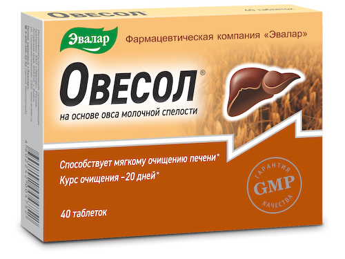 Овесол, 40 таблеток, Эвалар #1