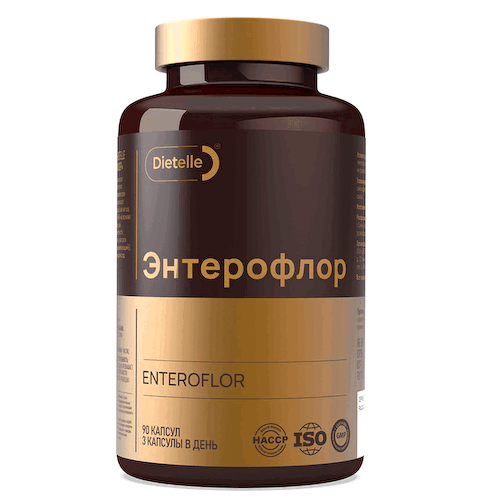 Энтерофлор, 90 капсул, Dietelle #1