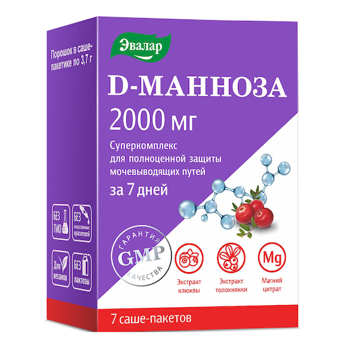 D-манноза Суперкомплекс, 7 саше, Эвалар #1