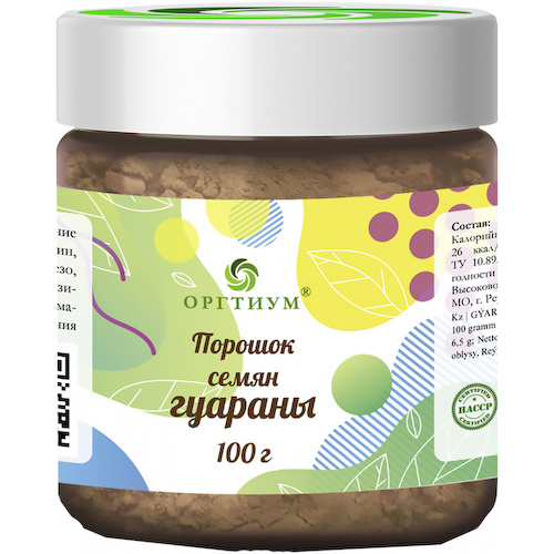 Порошок гуараны БИО, 100 г, Оргтиум #1