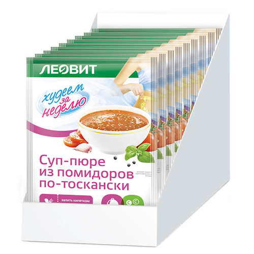 Суп-пюре из помидоров по-тоскански Худеем за неделю,  20 шт по 20 г, ЛЕОВИТ #1