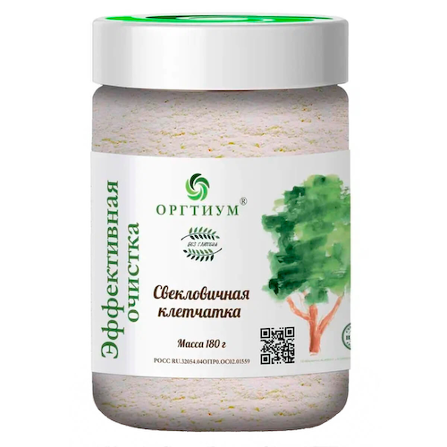 Свекловичная клетчатка, 180 г, Оргтиум #1