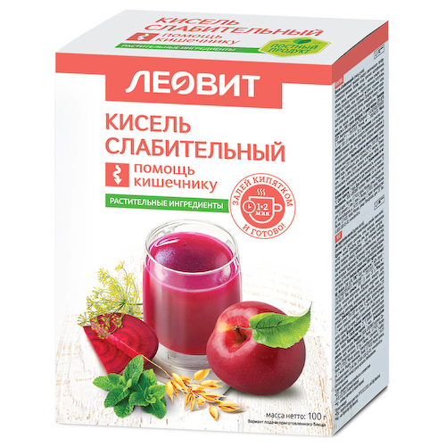 Кисель Слабительный, 5 пакетов по 20 г, ЛЕОВИТ #1