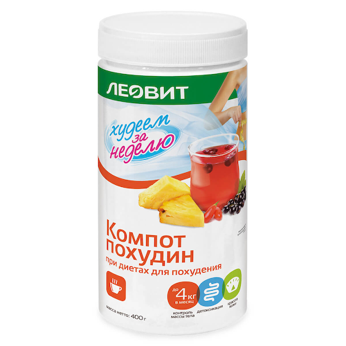 Компот Похудин Худеем за неделю, 400 г, ЛЕОВИТ #1