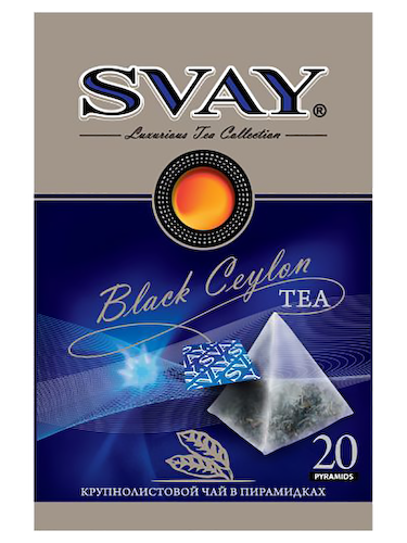 Чай Black Ceylon, 20*2,5 г, Svay #1
