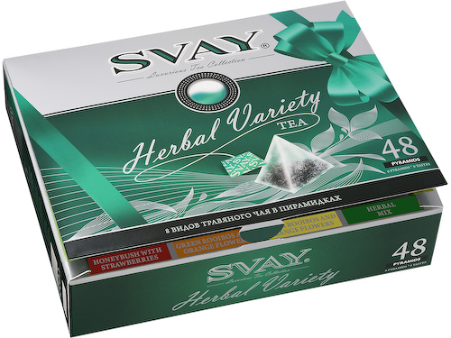 Чай Herbal Variety, 48 пирамидок, Svay #1