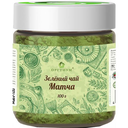 Зеленый чай матча, 100 г, Оргтиум #1