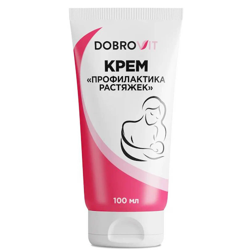 Крем для тела укрепляющий "Коррекция и профилактика растяжек", 100 мл, Dobrovit #1