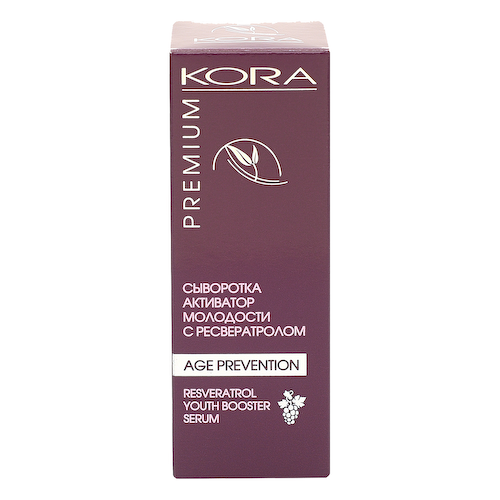 Сыворотка активатор молодости с ресвератролом, 30 мл, Kora #1